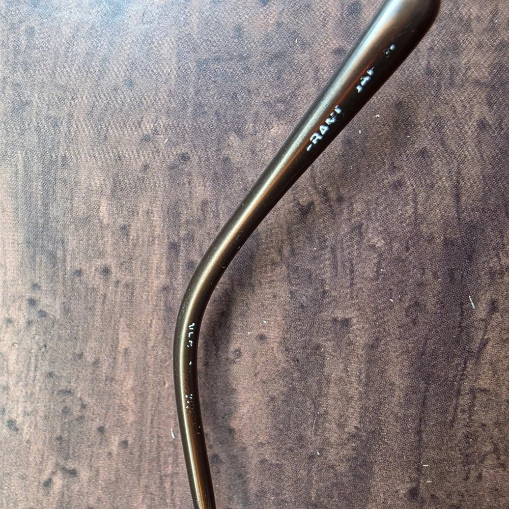 Faconnable Gold Semi Rimless Eyeglasses Oval Metal Frames‎ Japan G30 51-18-135